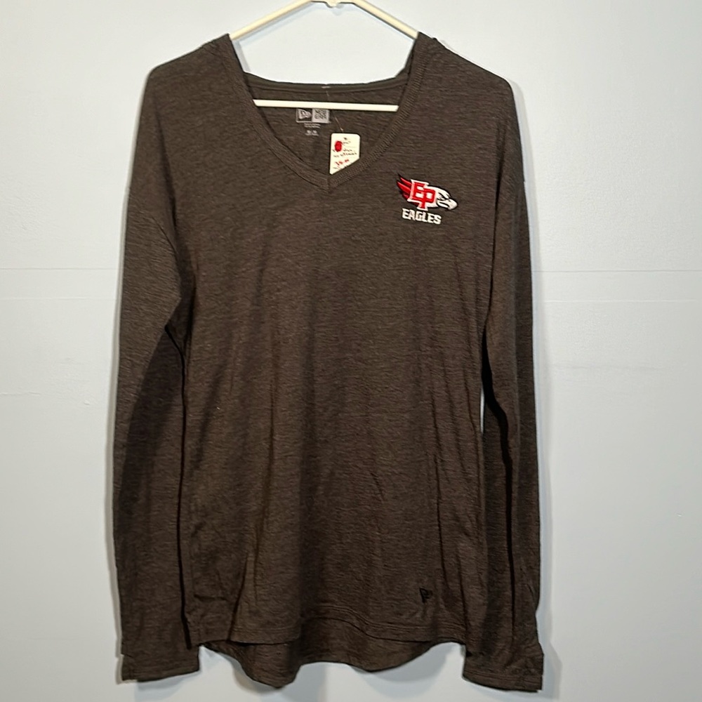 New Era Grey Ladies Hoodie w/ EP Eagles logo
